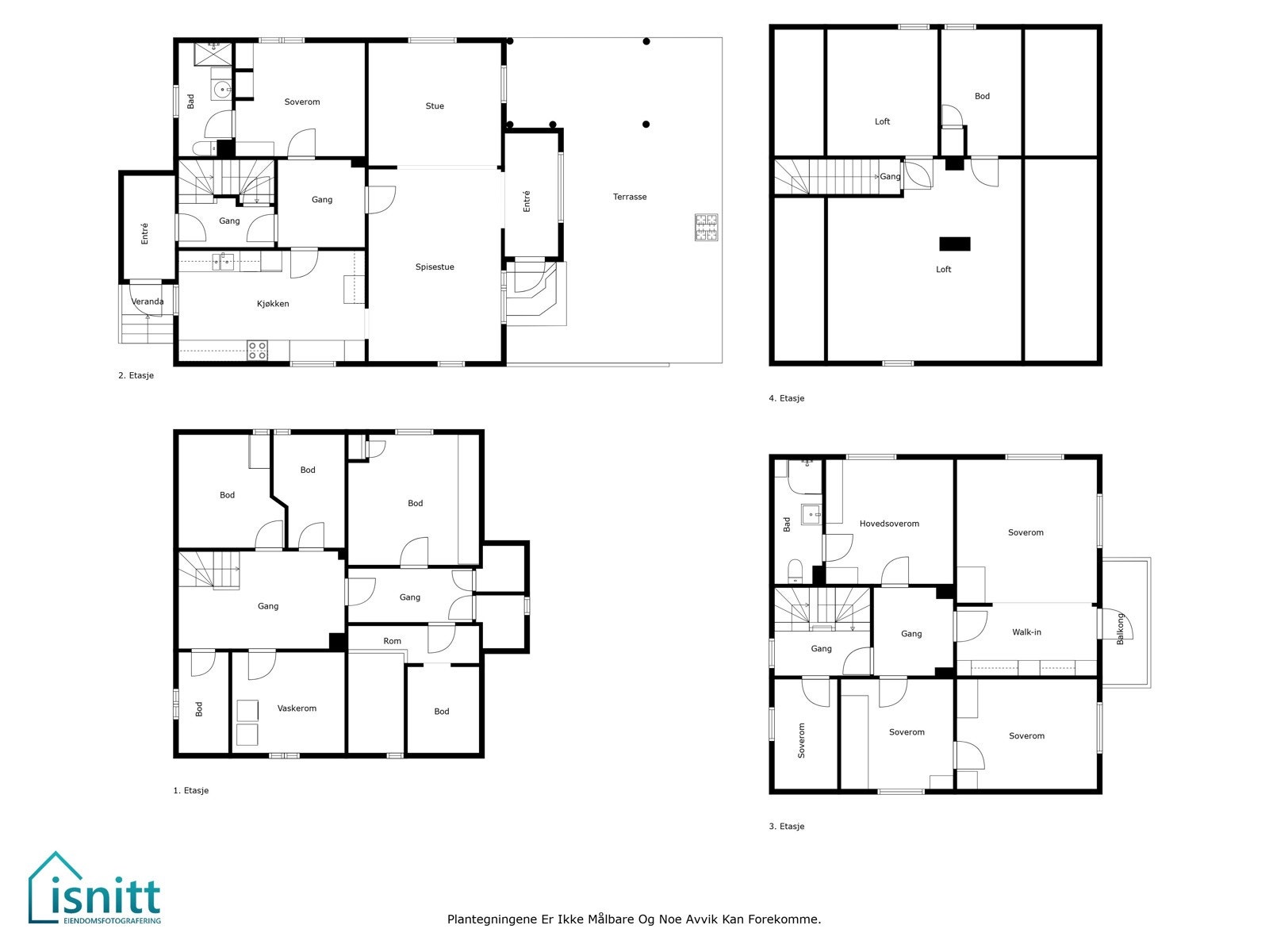 Plantegning - Alle plan Galleribilde