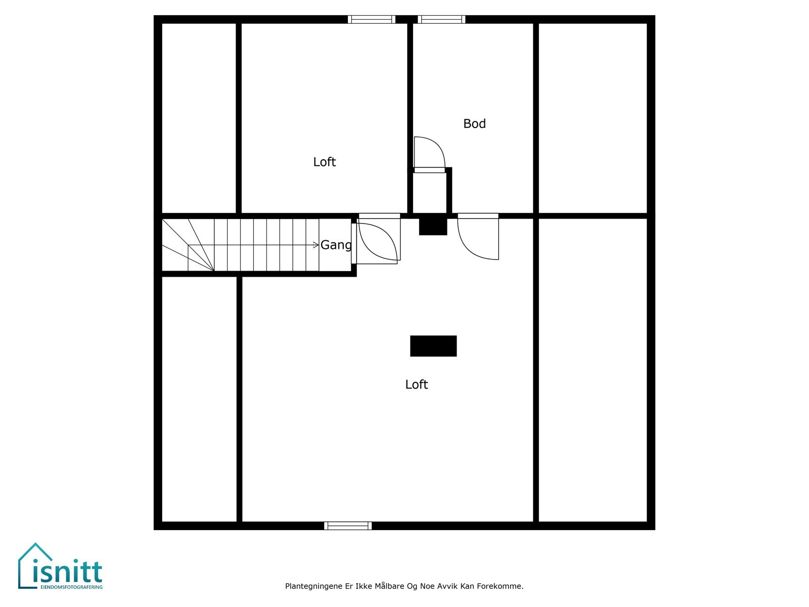 Plantegning - Loft Galleribilde