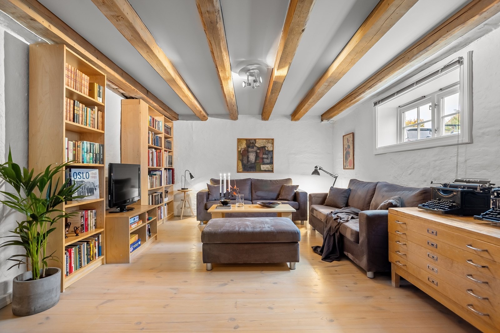 Kjellerstuen har flere innredningsmuligheter, og kan benyttes etter ønske og behov. Galleribilde