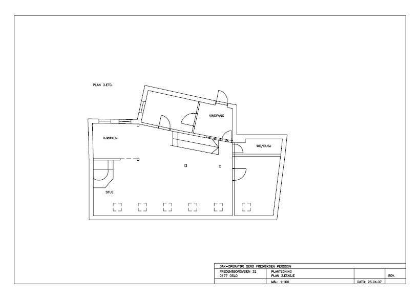 Planløsning 3.etg. Galleribilde