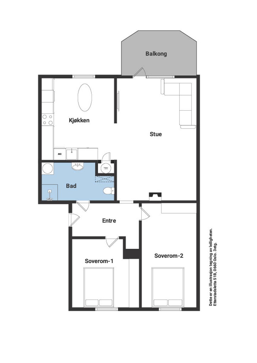 Plantegning Galleribilde