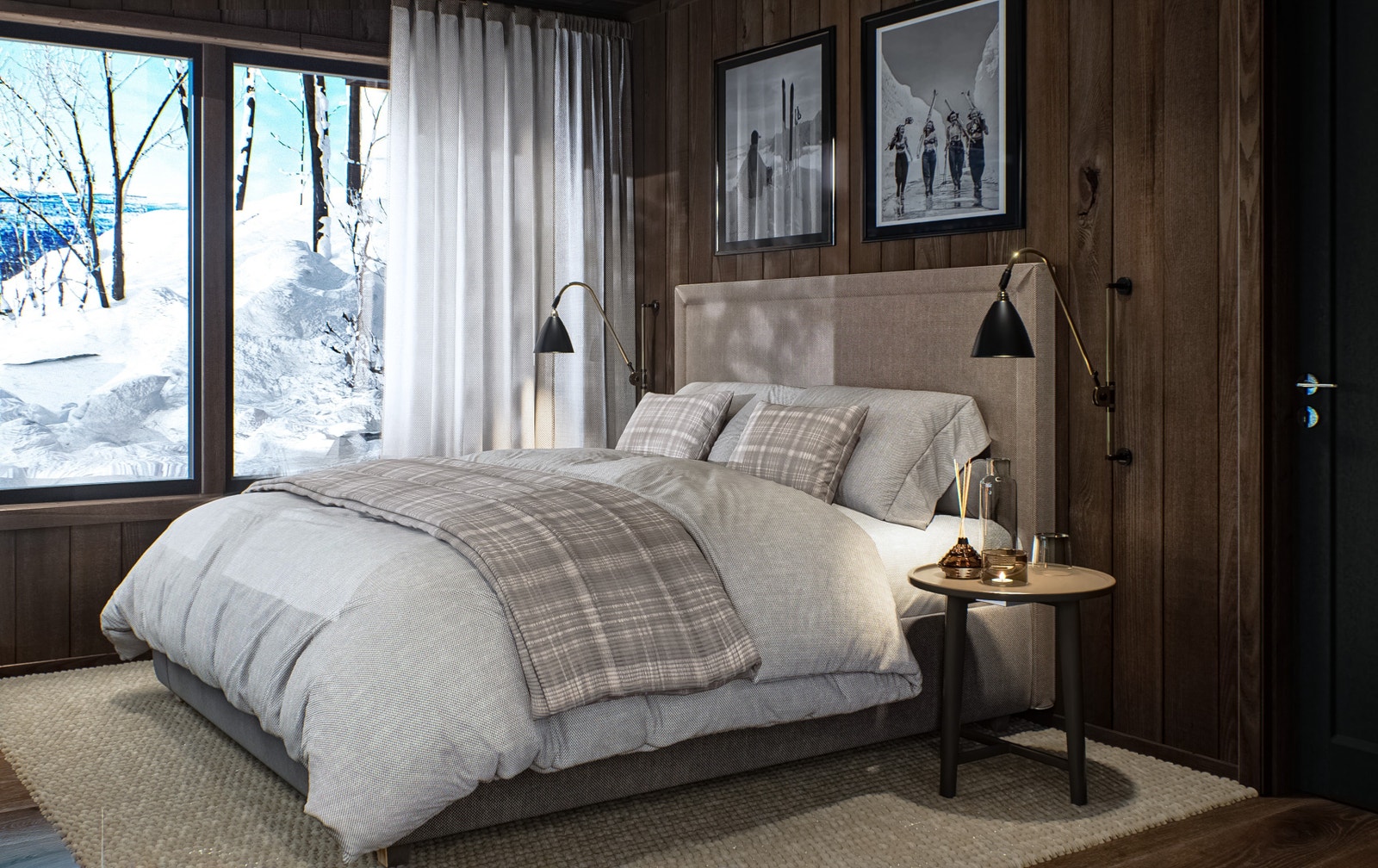 Plass til dobbeltseng på 3 av soverommene Galleribilde