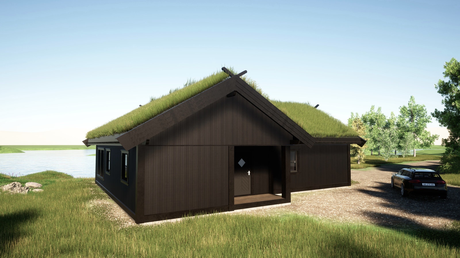 Bilde: Hovden Jr. - inngangsparti Galleribilde