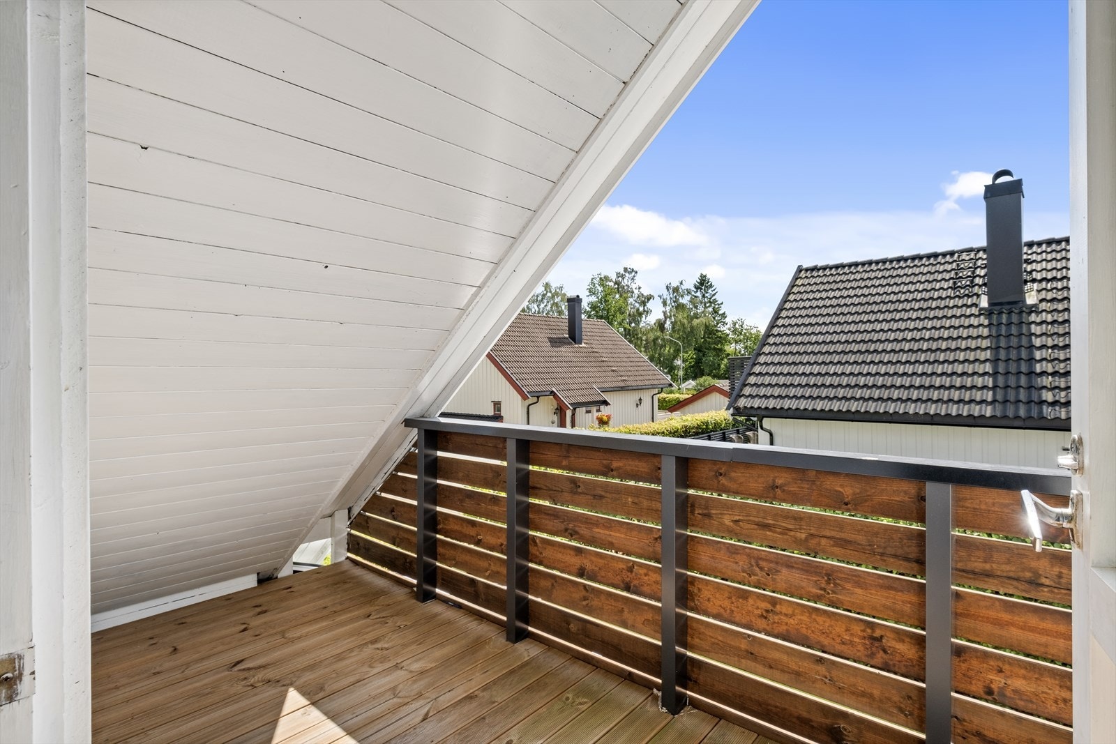 Overbygget balkong er praktisk Galleribilde