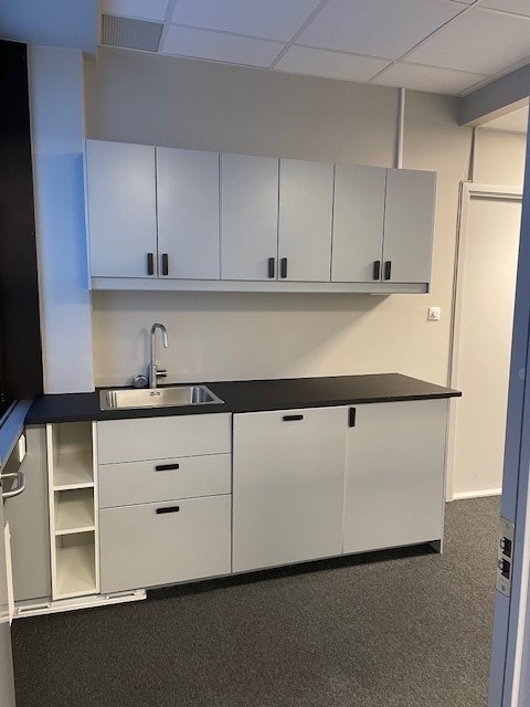 Kjøkken med kjøleskap og oppvaskmaskin Galleribilde