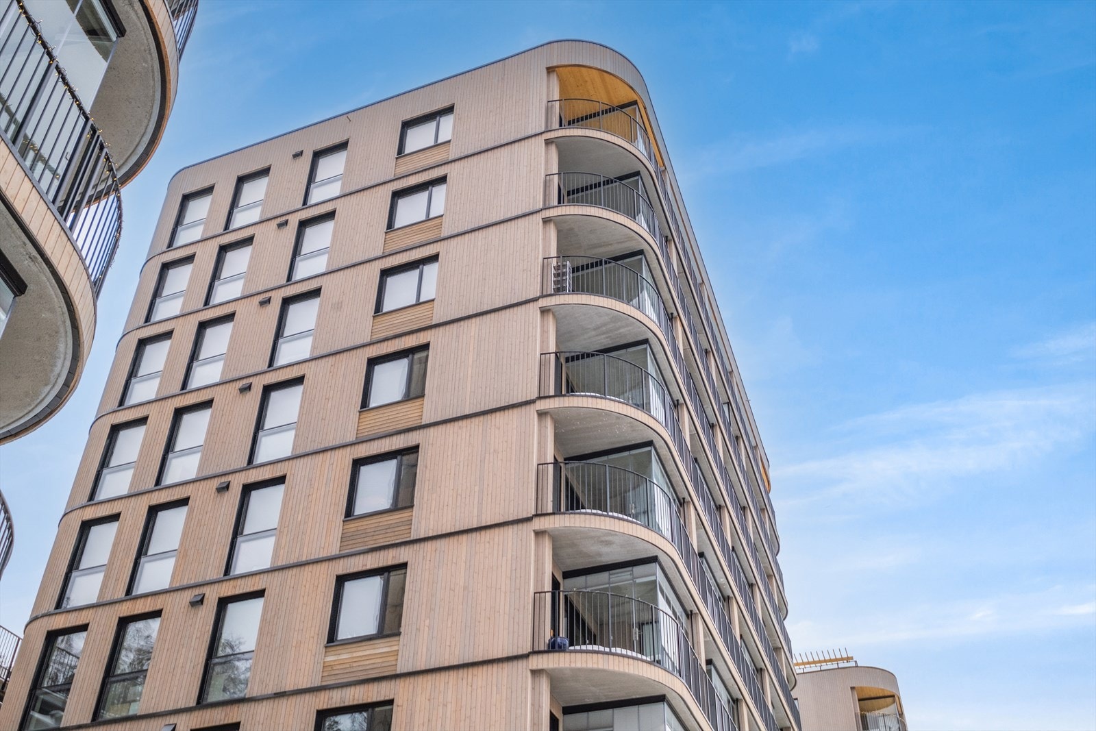 Fyrstikkbakken 14B - flott arkitektur i miljøvennlige materialer. Galleribilde