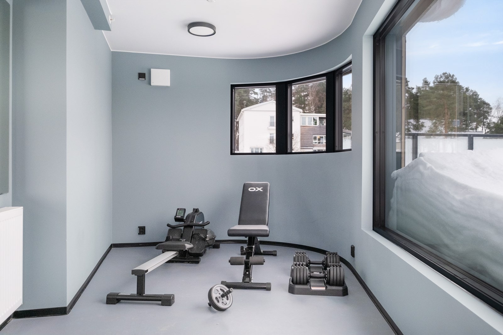 På Formtoppen finner du et treningsrom for lett innetrening. På godværsdager kan man trene på takterrassen. Galleribilde