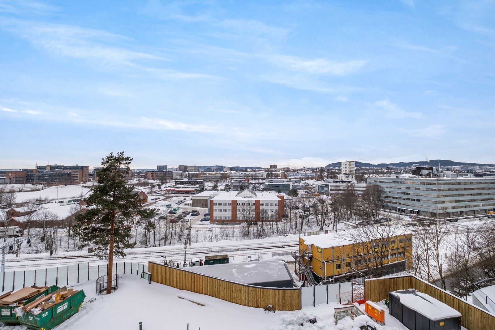 Utsikt fra balkong. Galleribilde