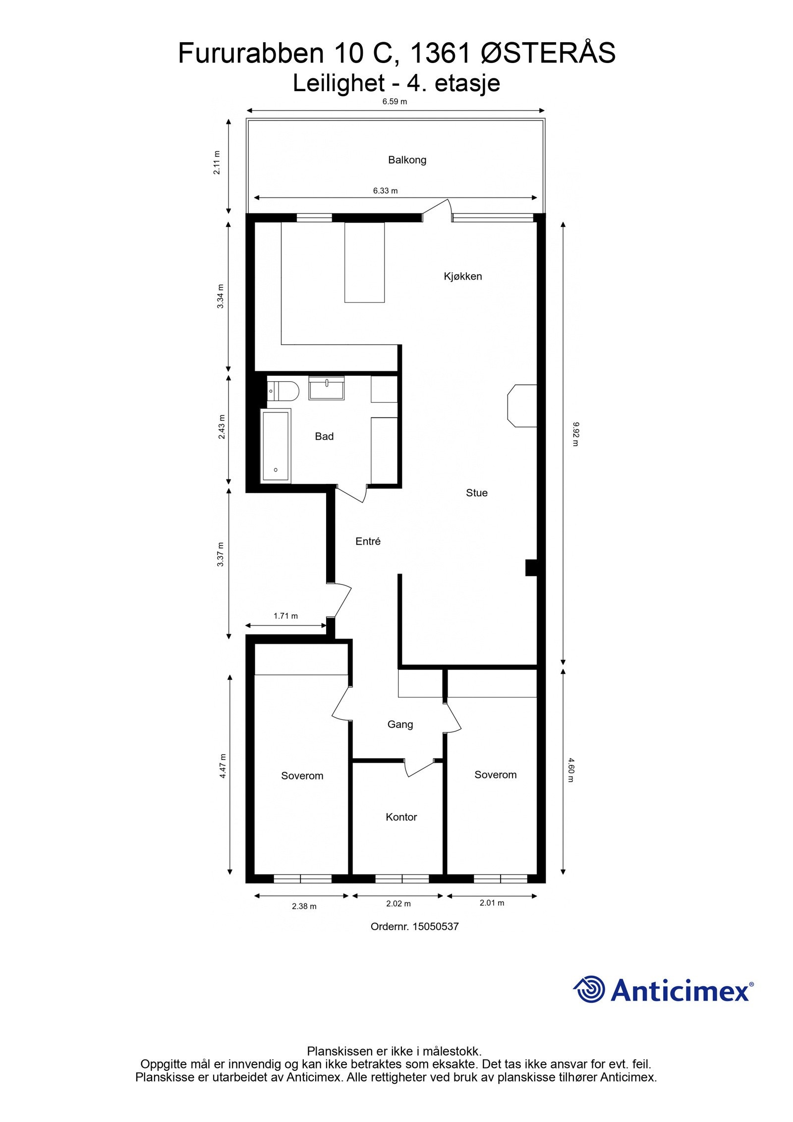 Planskisse Galleribilde