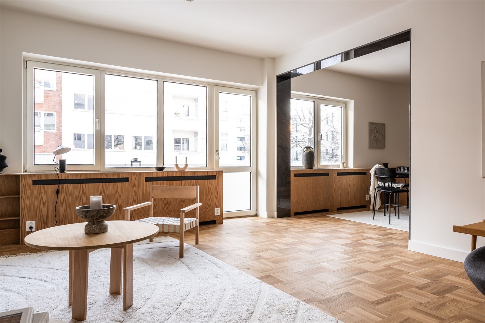 Leiligheten er tegnet av anerkjente Paulsen og Nilsen interiørarkitekter. Galleribilde