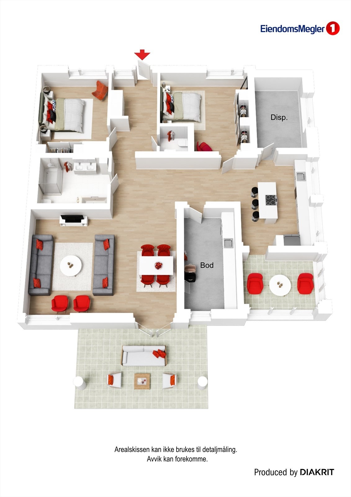 Plantegning. Galleribilde