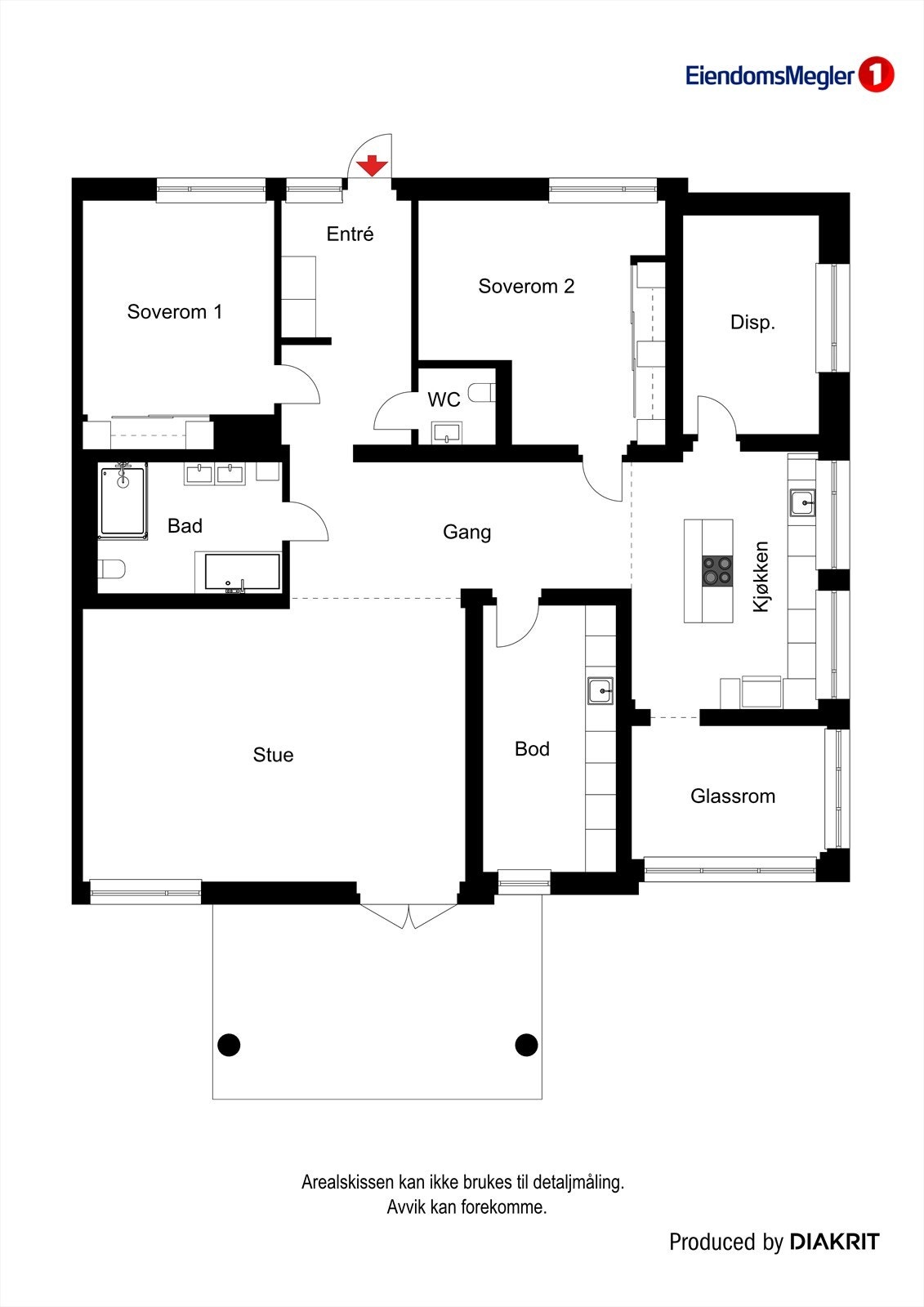 Plantegning. Galleribilde