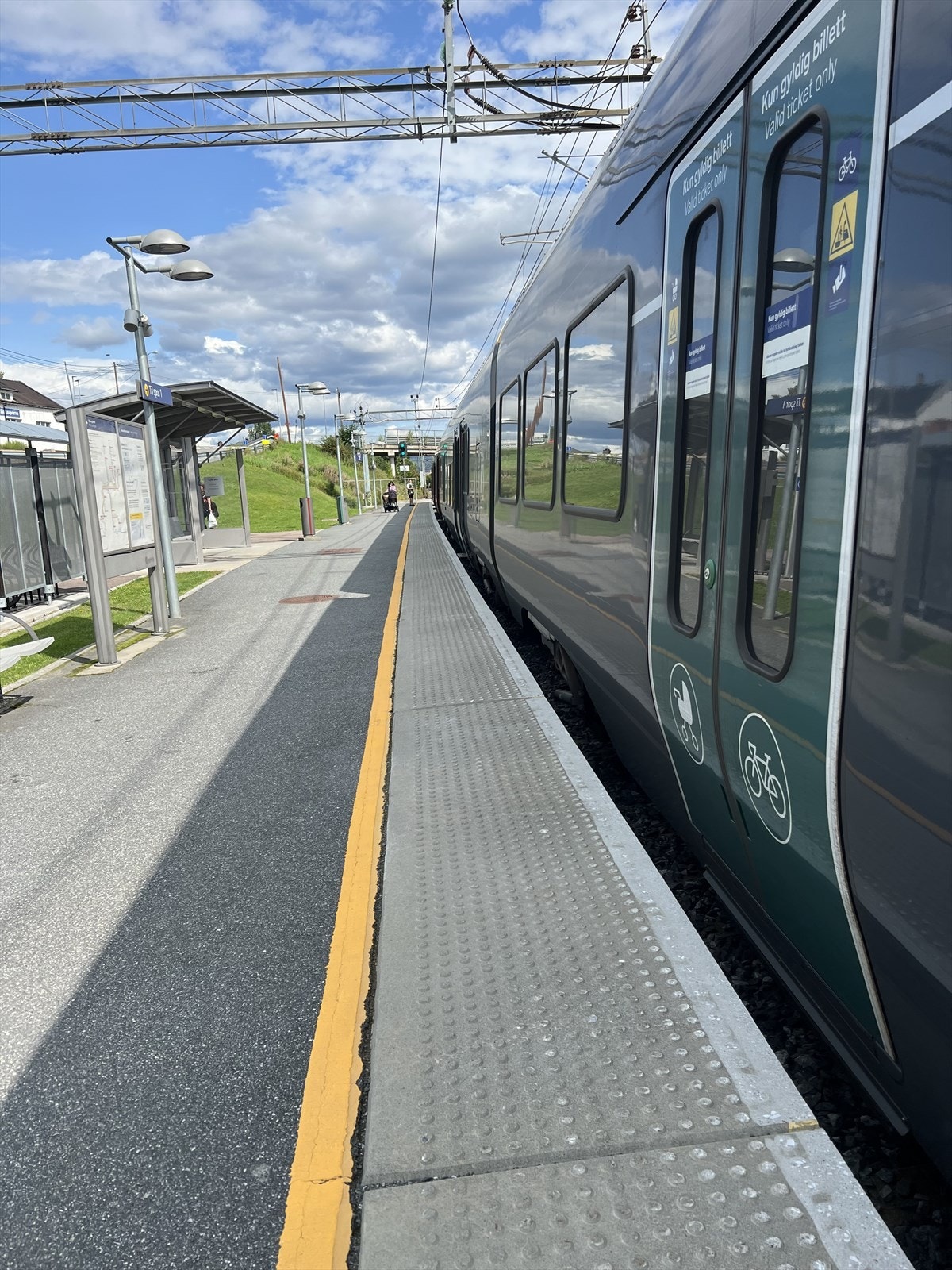 Kort vei til togstasjon med forgrening for hele landet Galleribilde