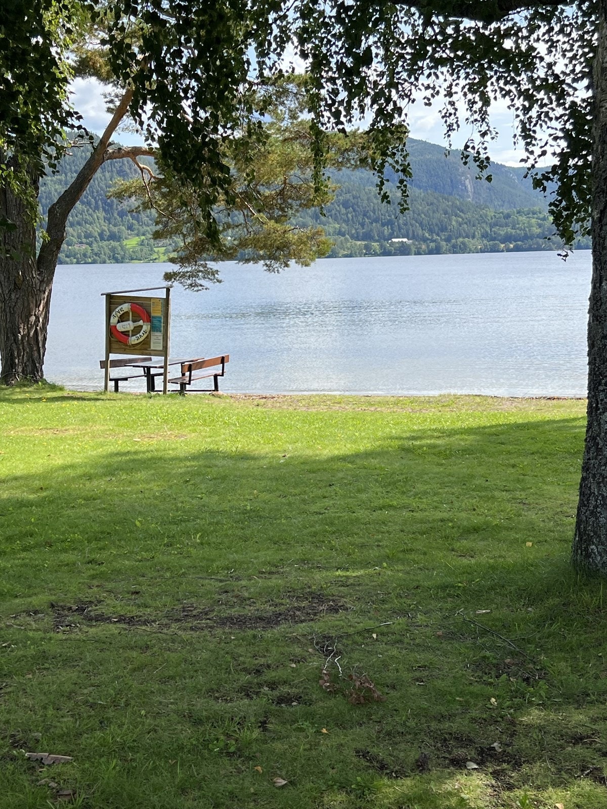 Flott badeplass Galleribilde