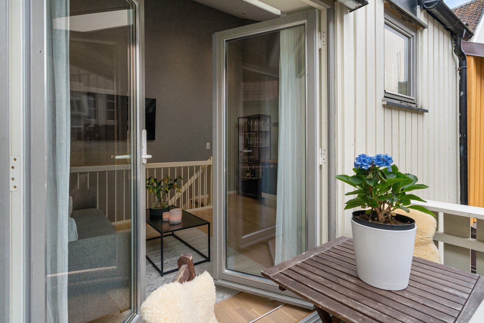 Koselig balkong på ca 2 kvm. Galleribilde