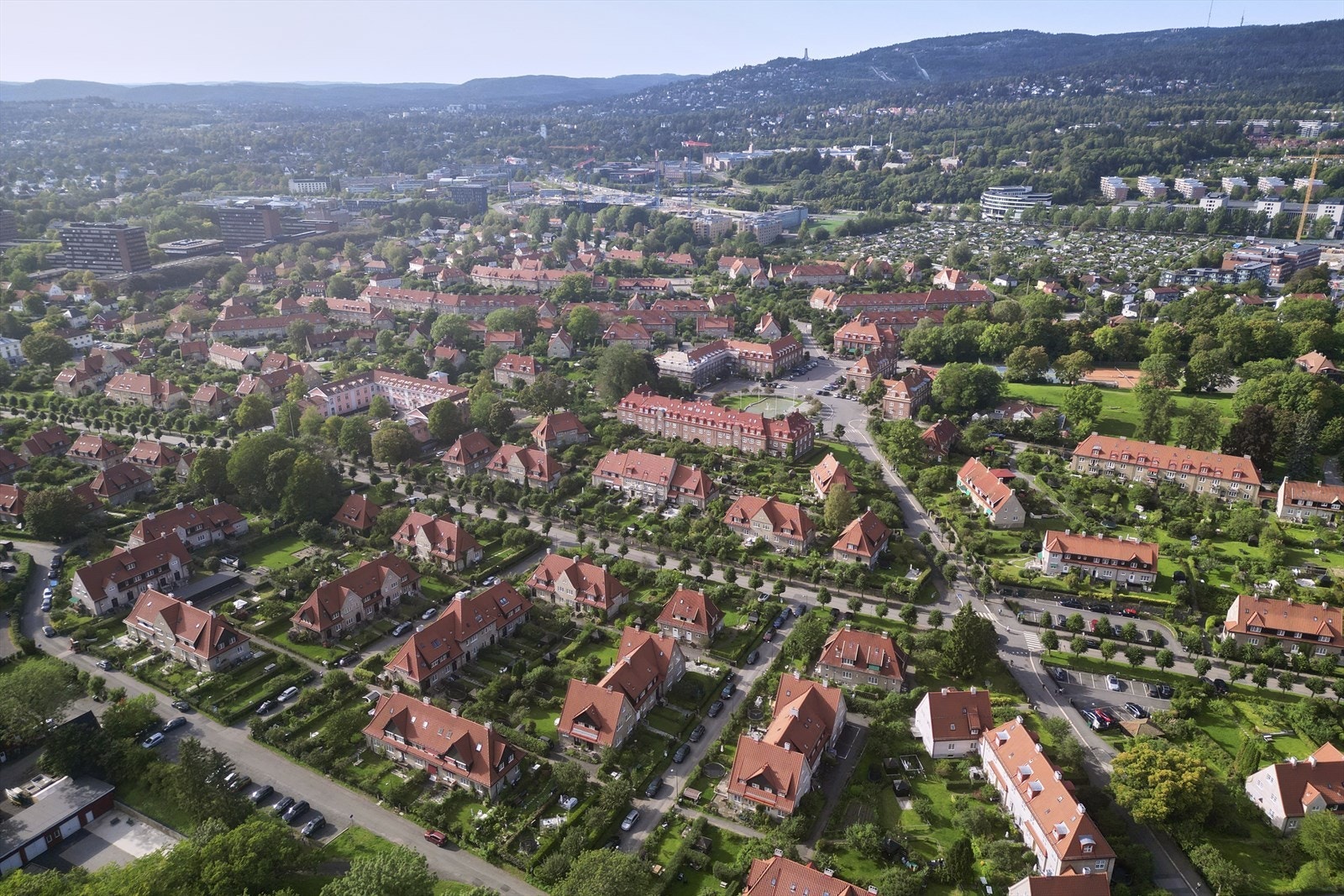 Ullevål hageby består av ca. 630 leiligheter Galleribilde