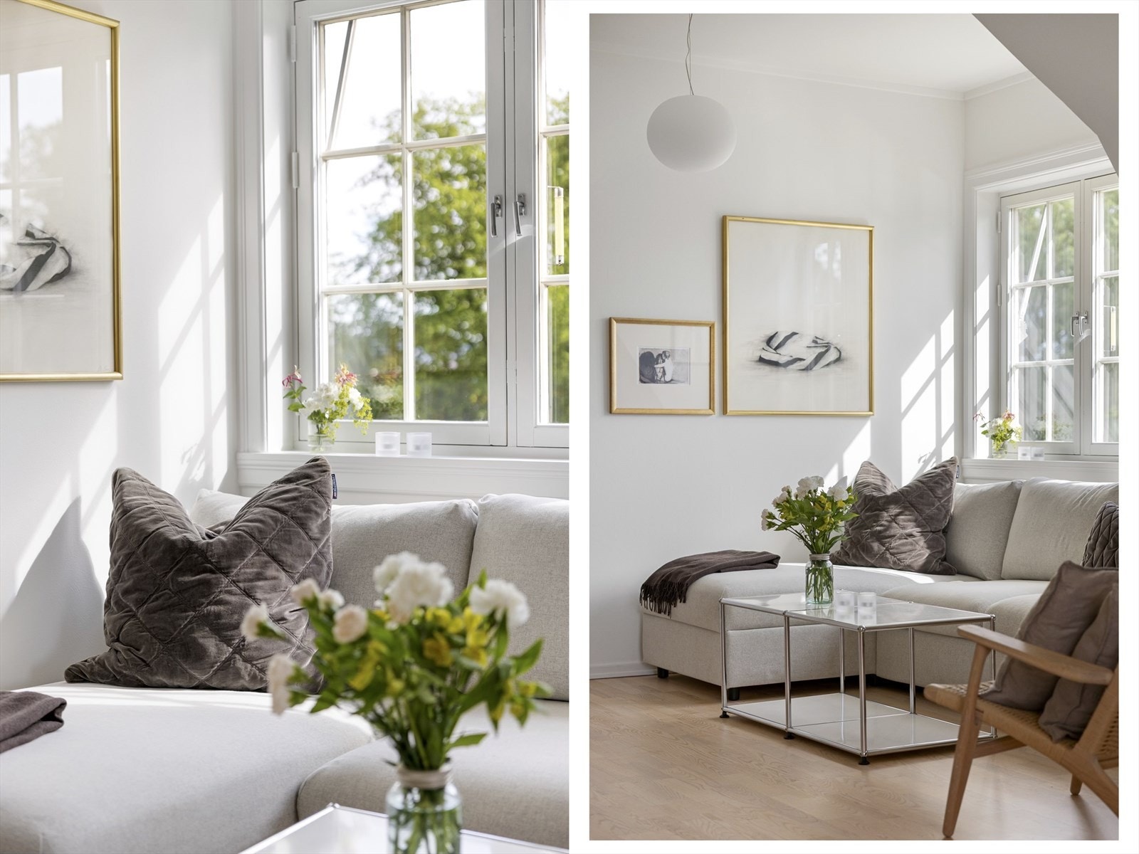 Leiligheten er sørvest vendt med rikelig lys fra morgen til kveld Galleribilde