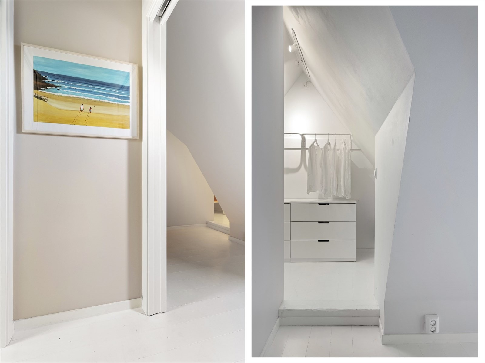 Inn i karnappet på hovedsoverommet brukes i dag som walk-in Galleribilde