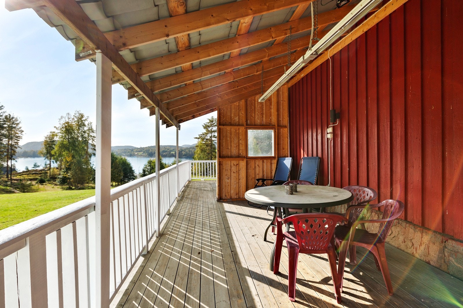 Overbygget terrasse Galleribilde