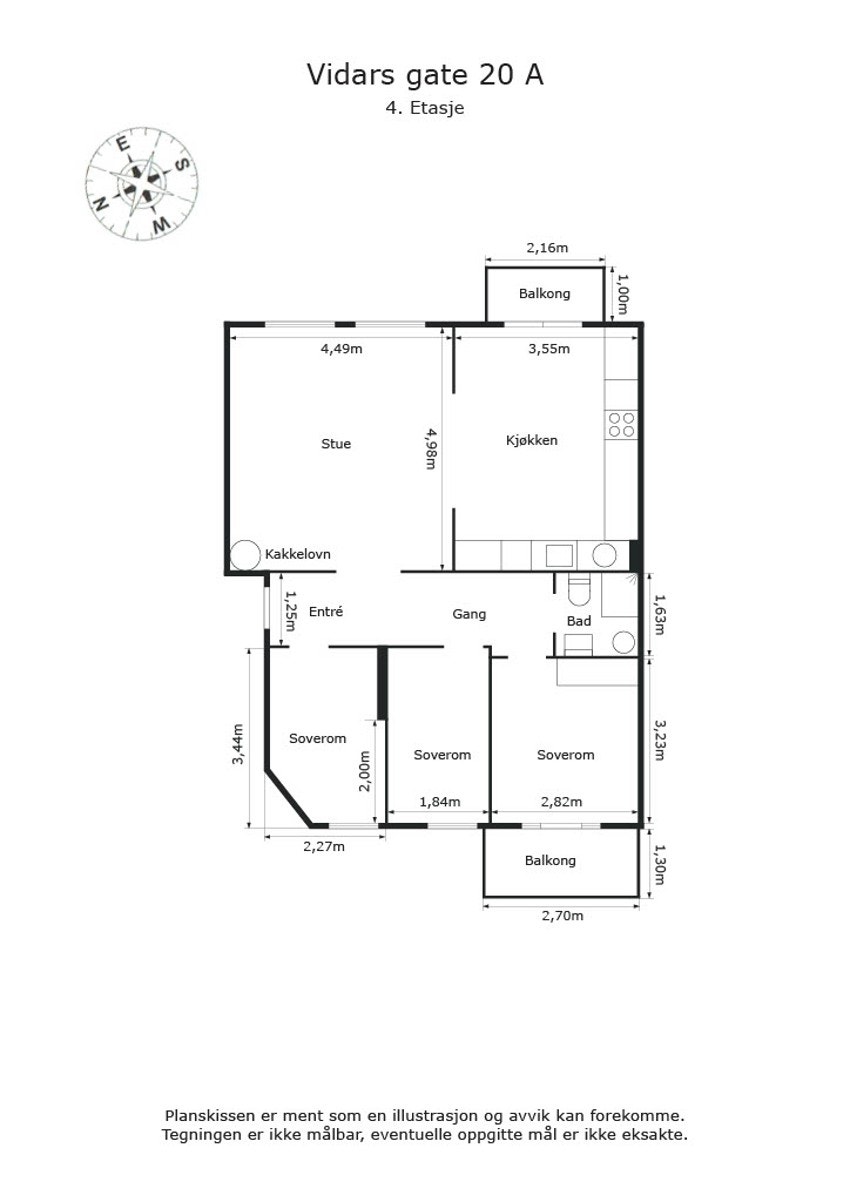 Planskisse. Galleribilde