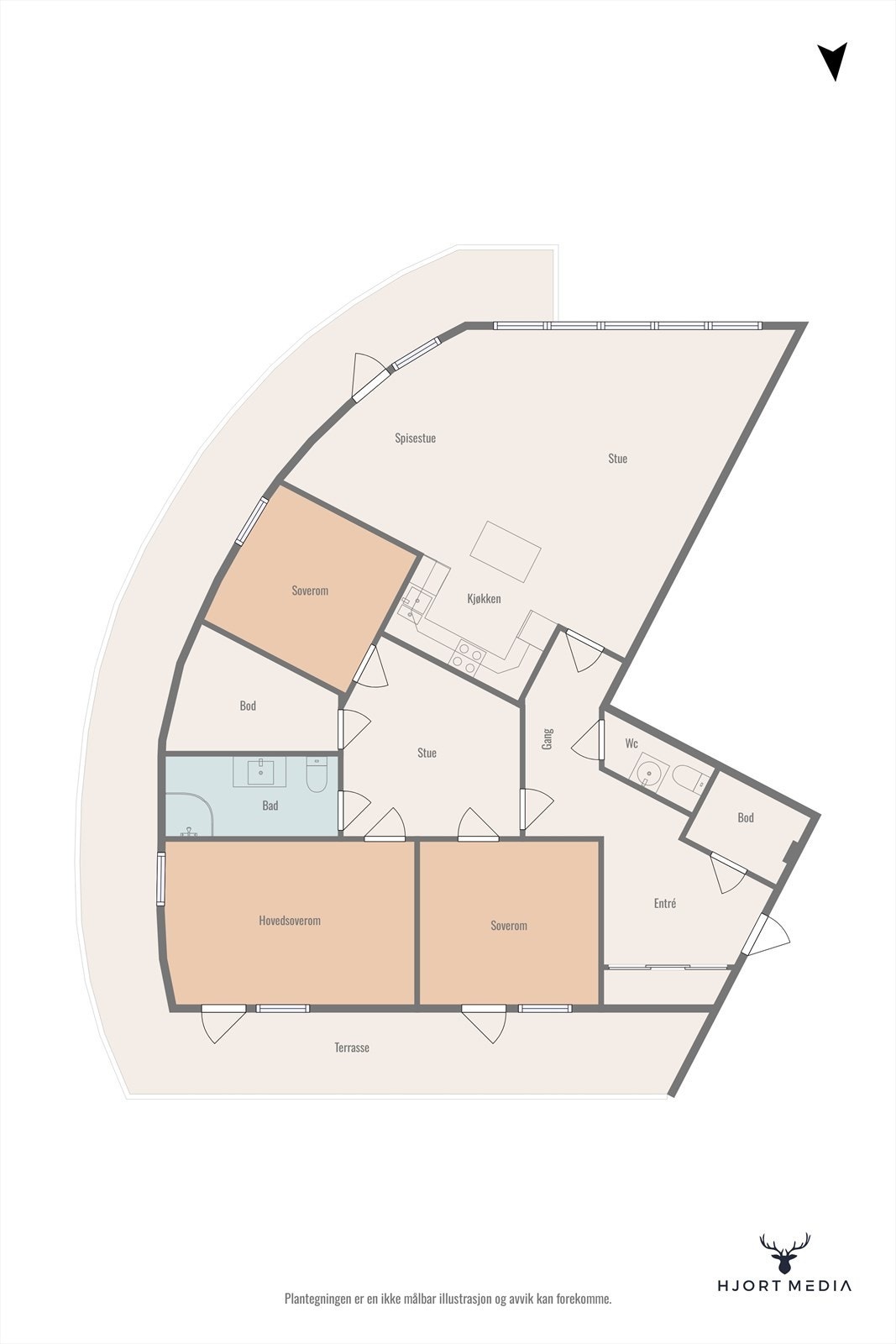 Plantegning Galleribilde