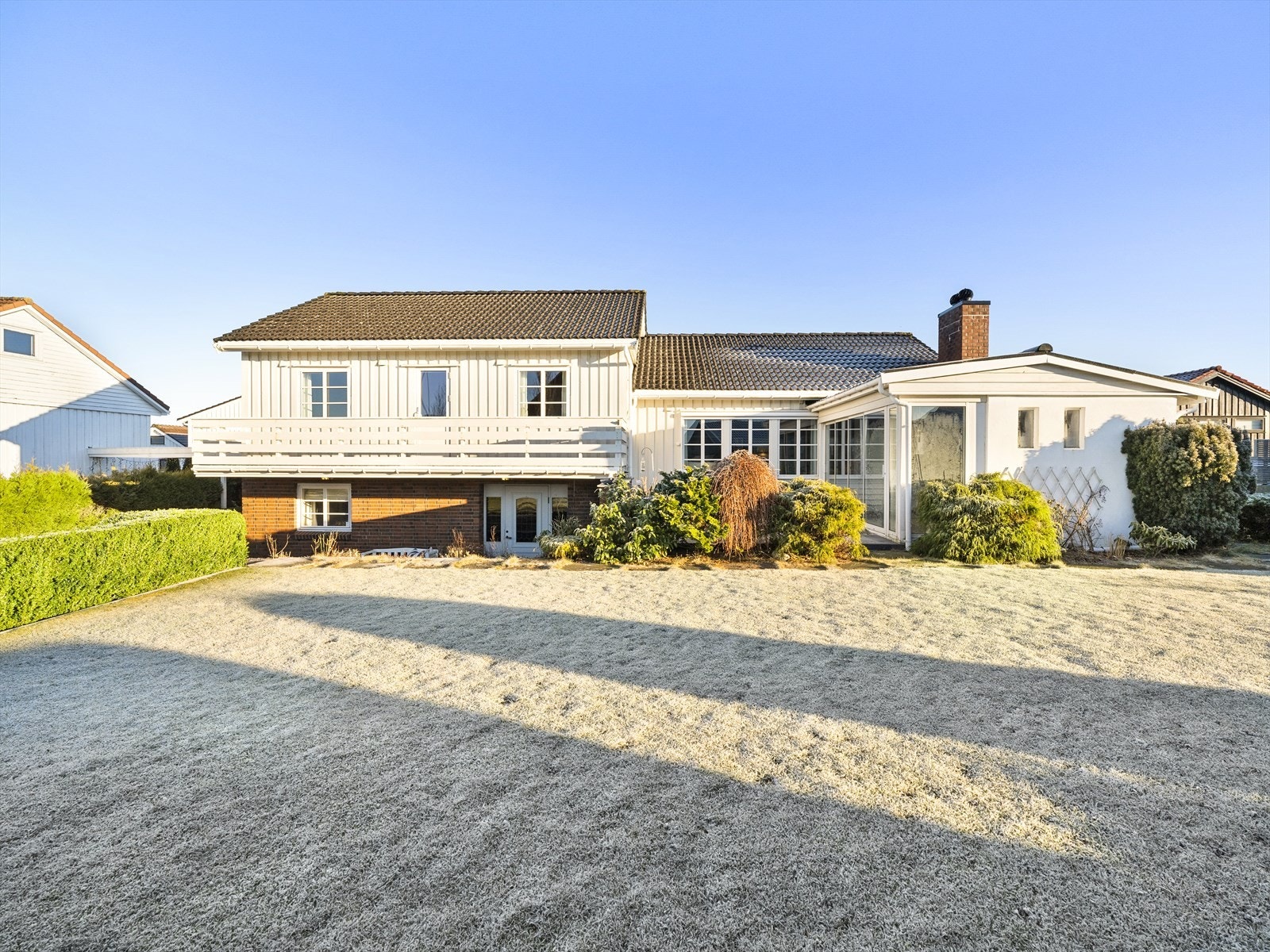 Her er det tydelig at eierne har lagt sjelen ned i uteområde. Galleribilde