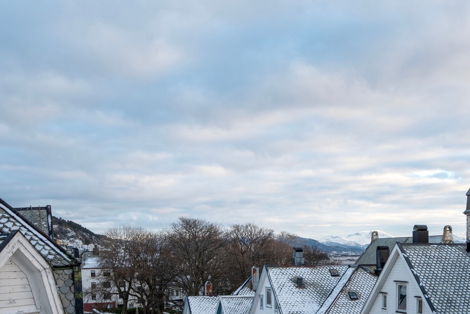 Utsikt fra hovedsoverommet. Galleribilde
