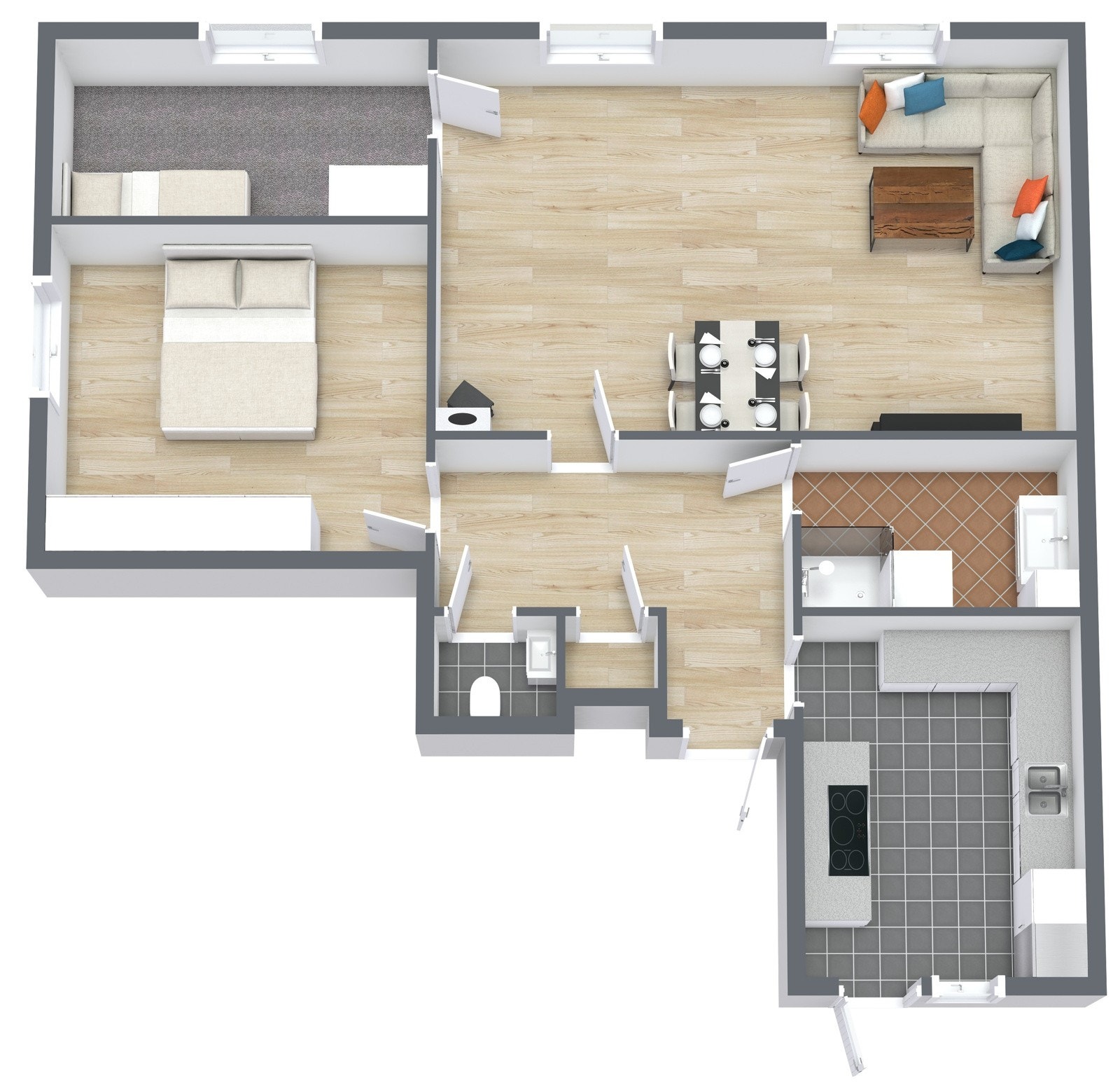 Tips! Ta målene du trenger allerede på visning. Galleribilde