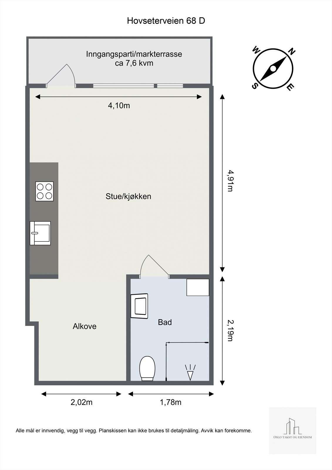 Planskisse Galleribilde