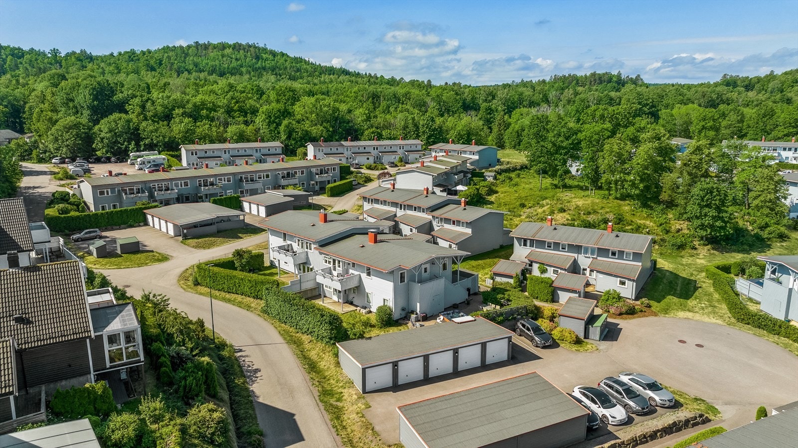 Skavli Nord Borettslag består av 62 boliger. Galleribilde