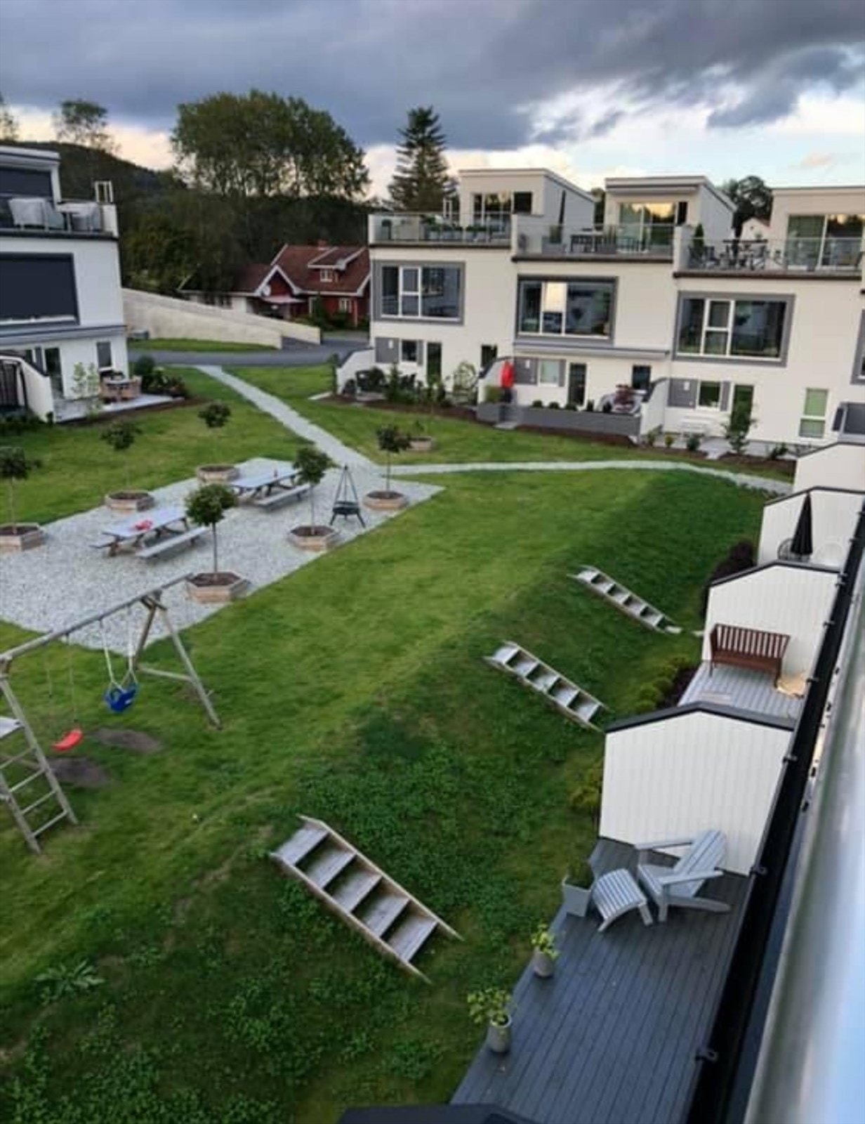 Privat sommerbilde fra fellesområdet Galleribilde