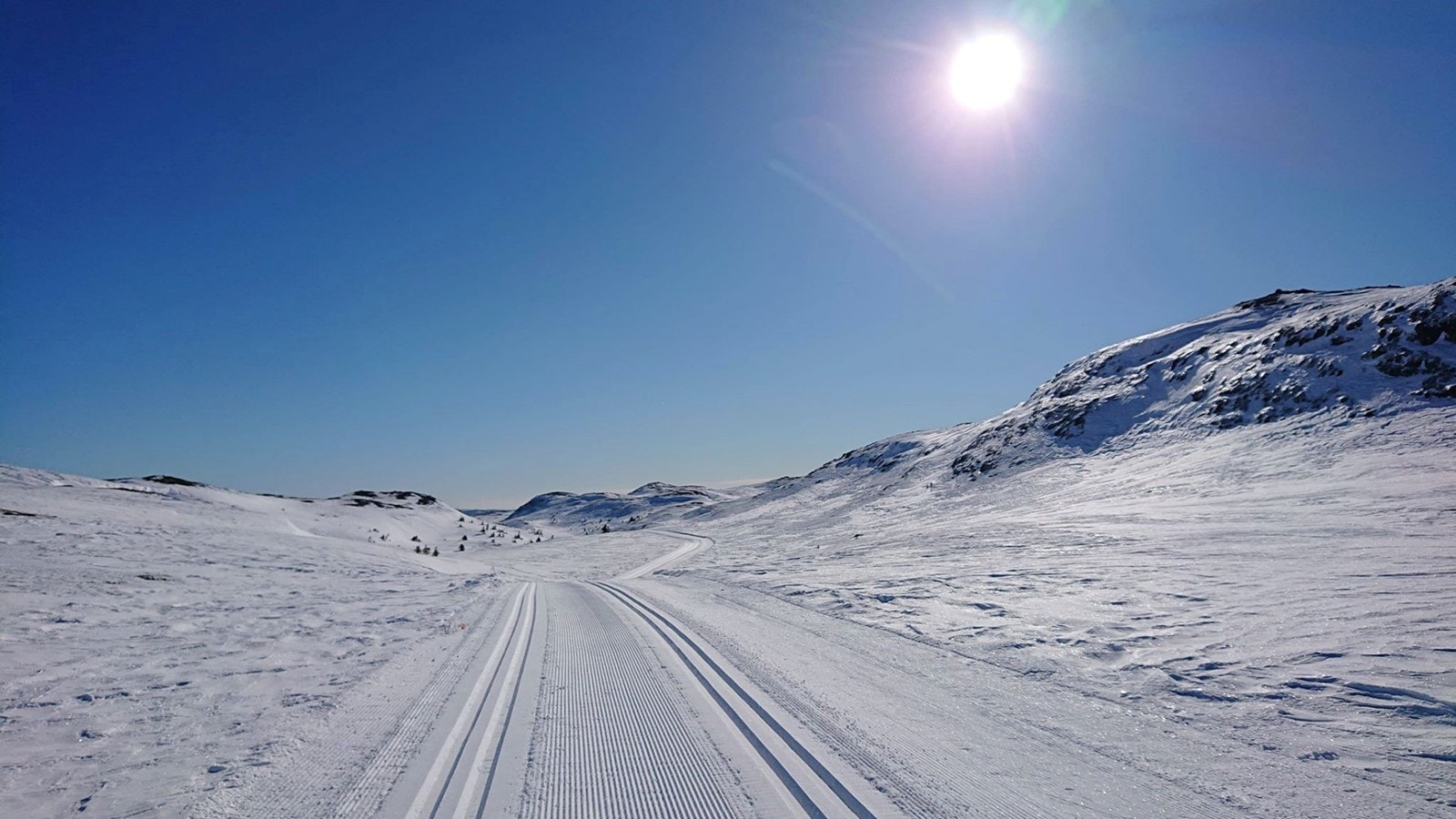 Bilder fra langrennsløypene i området Galleribilde