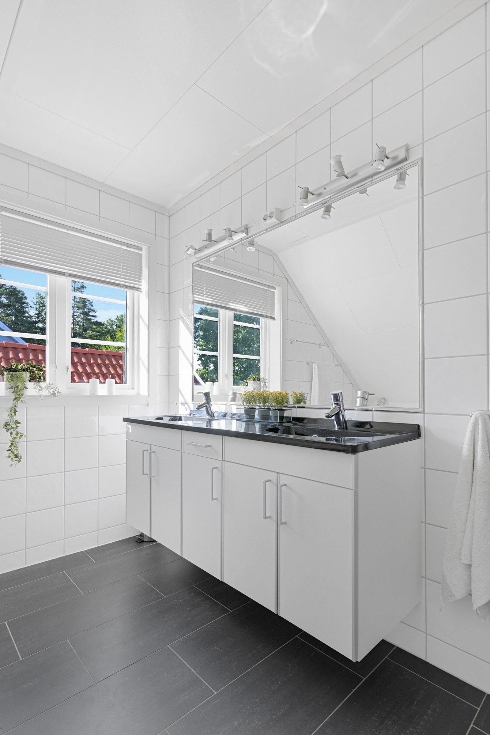 Dobbel servant - kjekt i morgenrushet... Galleribilde