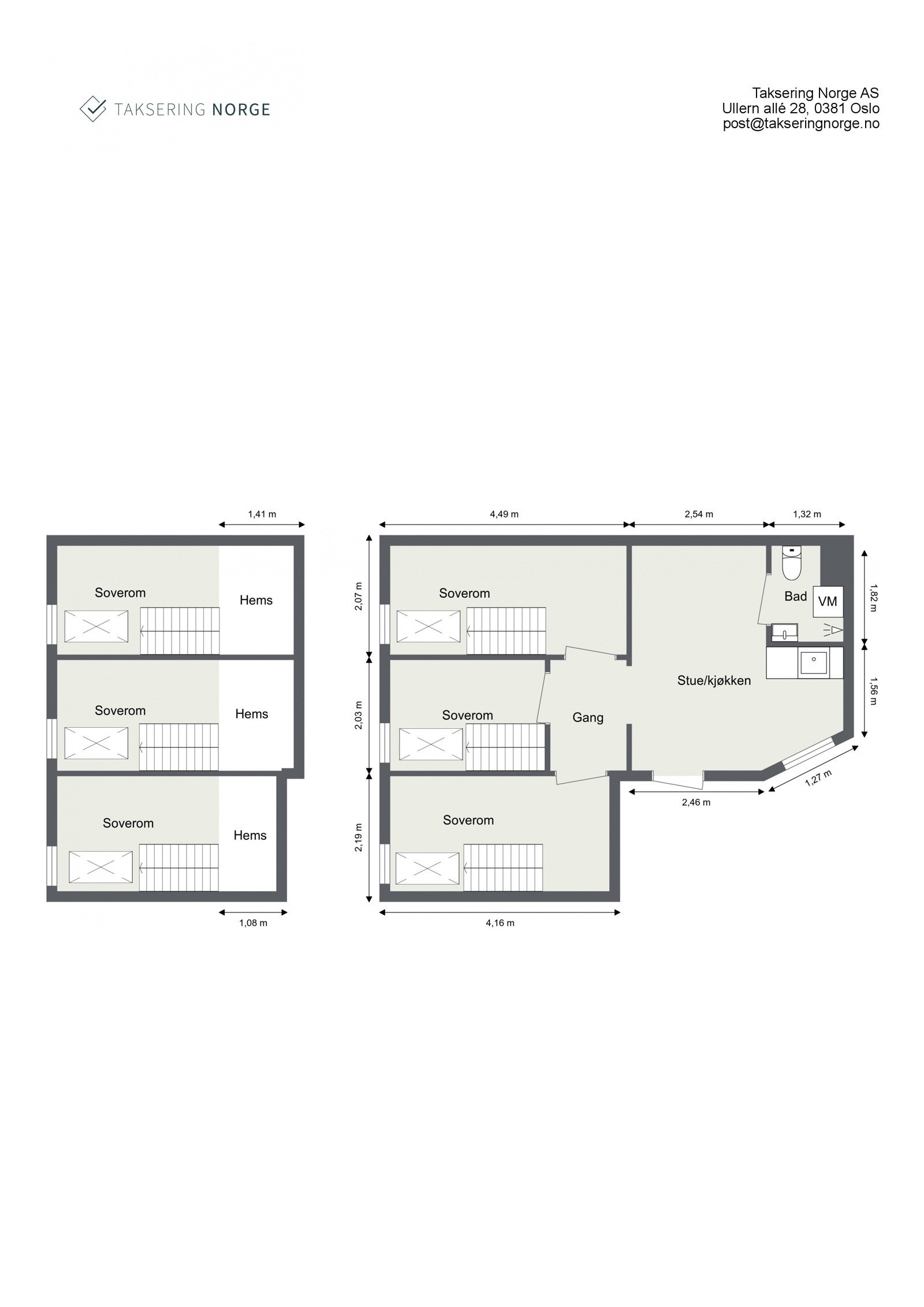 Plantegning Galleribilde