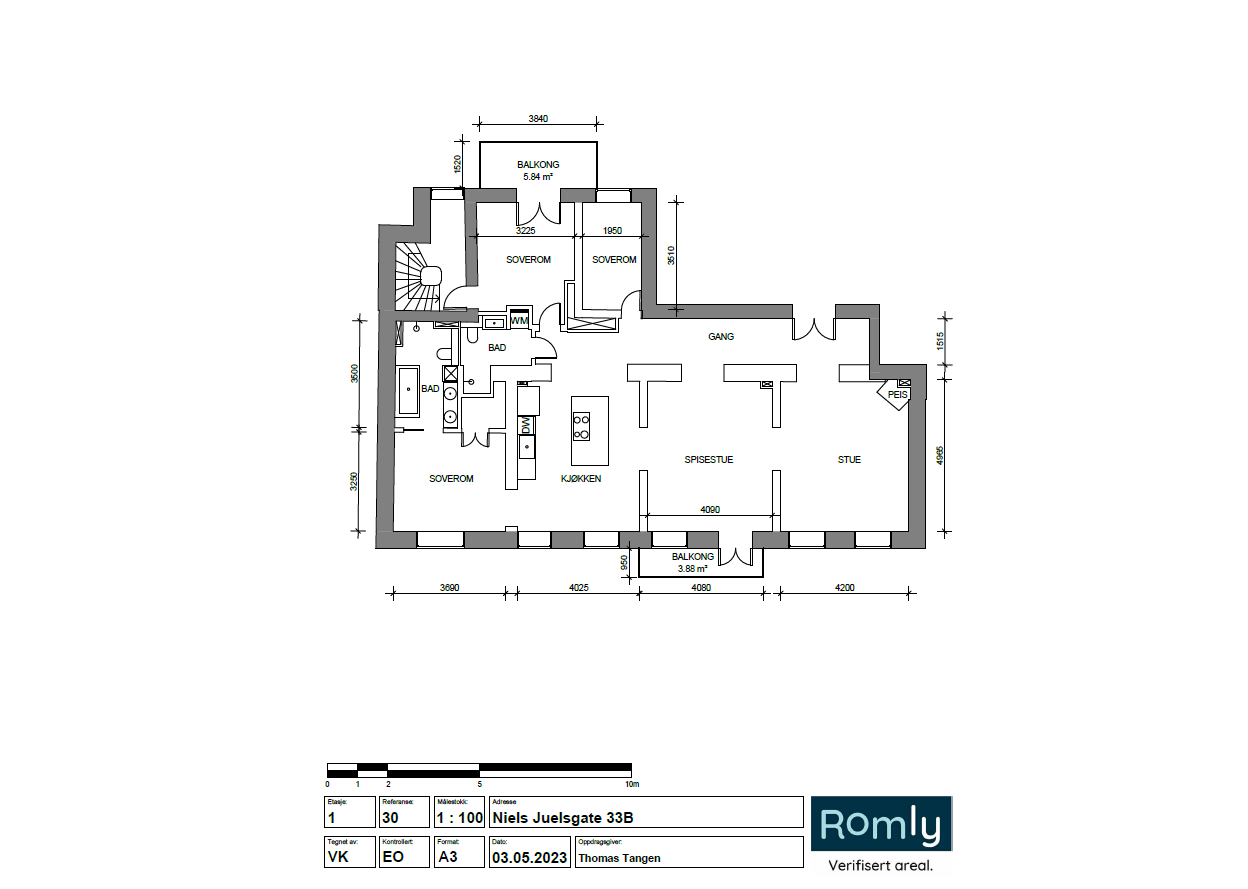 Plantegning Galleribilde