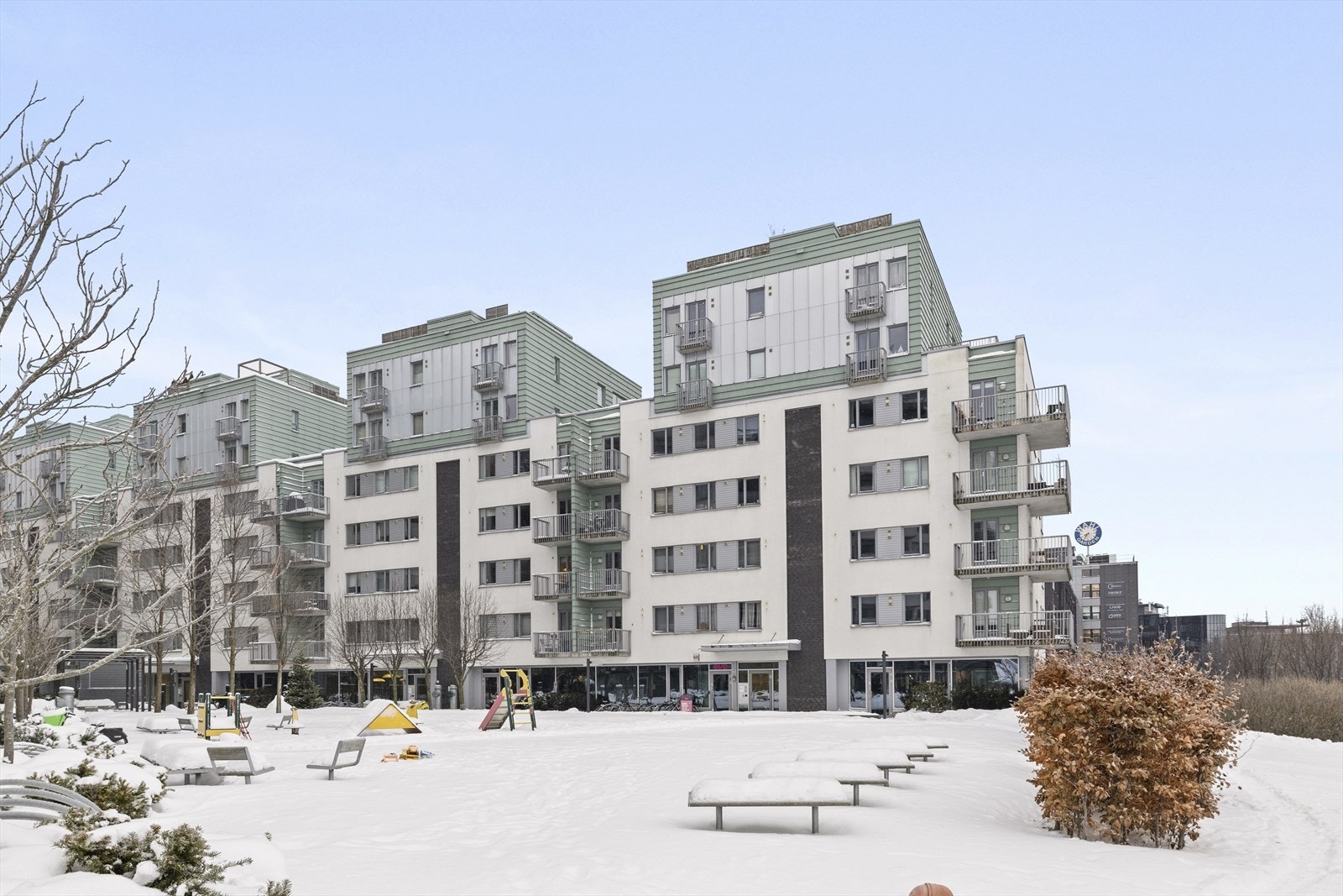 Blokken sett utenfra Galleribilde