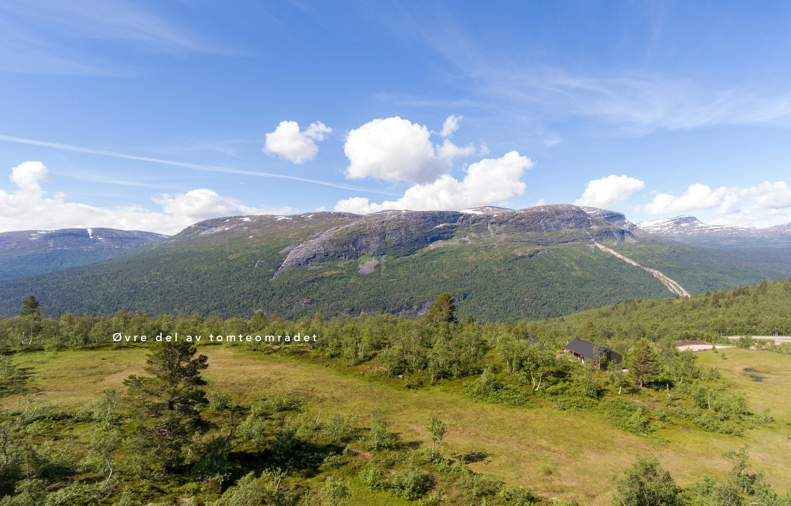 Mot vest og øvre del av Brude hyttefelt Galleribilde