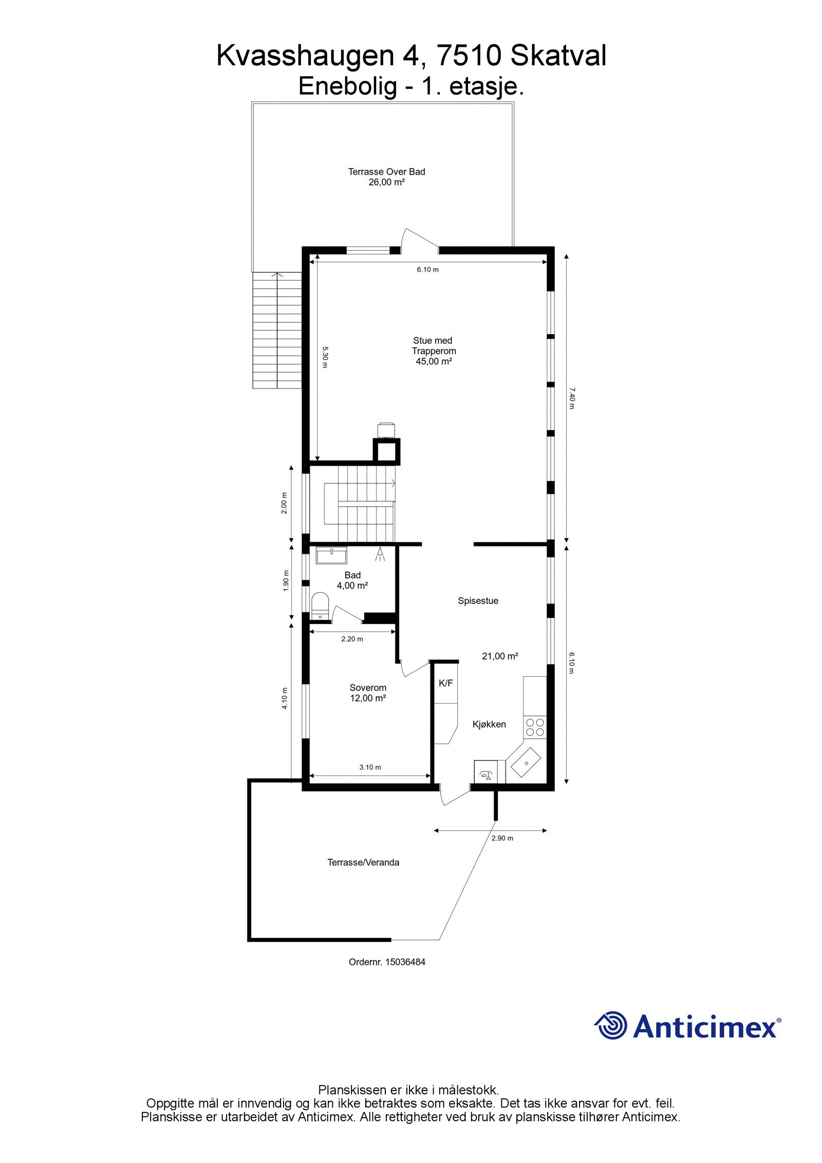 Planskisse - 1. etasje Galleribilde