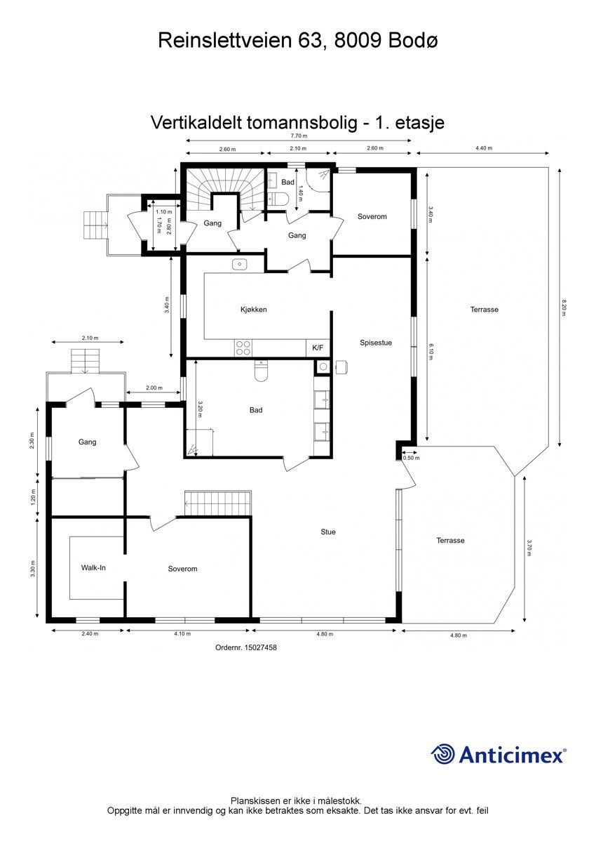Planskisse 1.etasje. Galleribilde