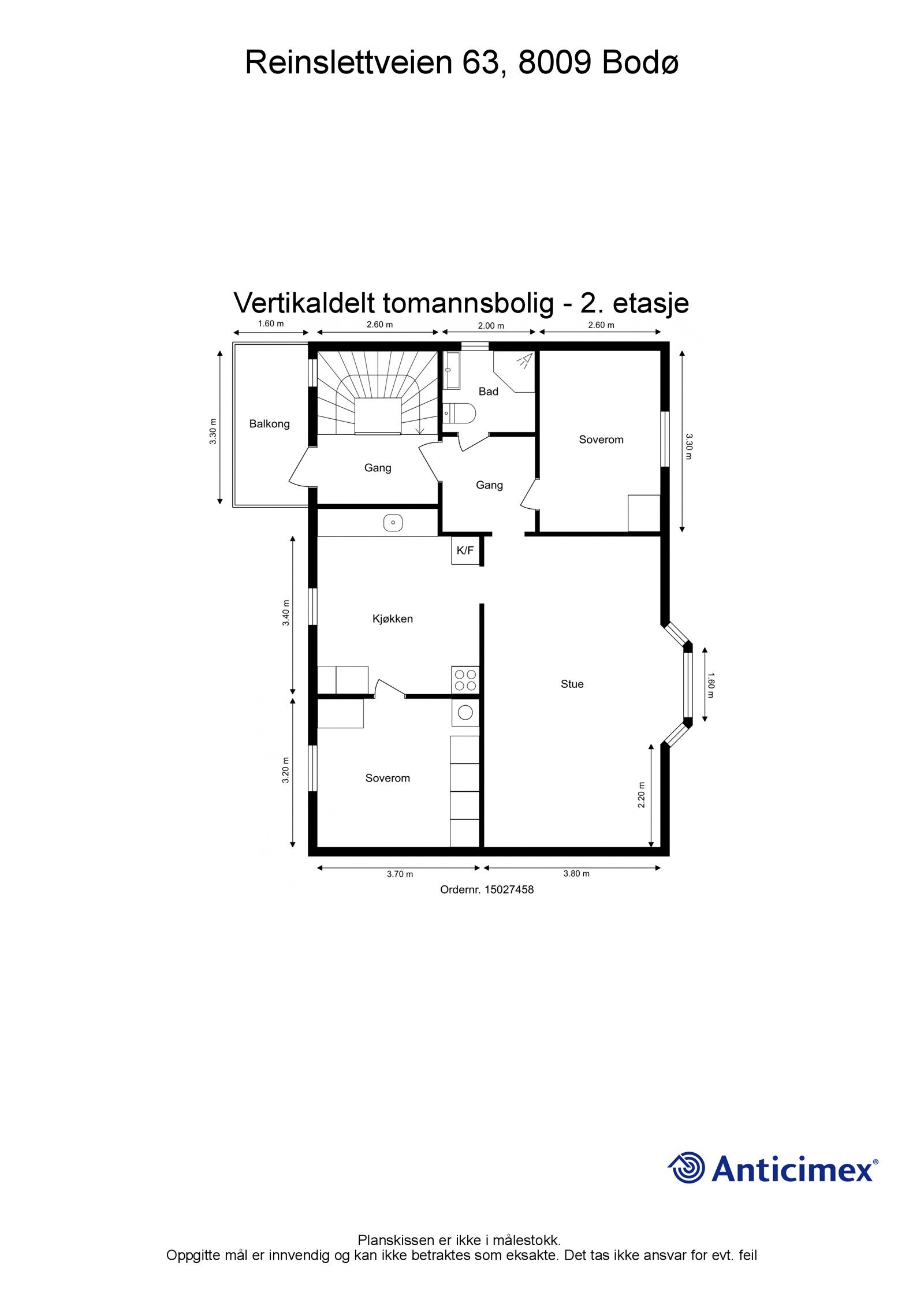 Planskisse 2. etasje. Galleribilde