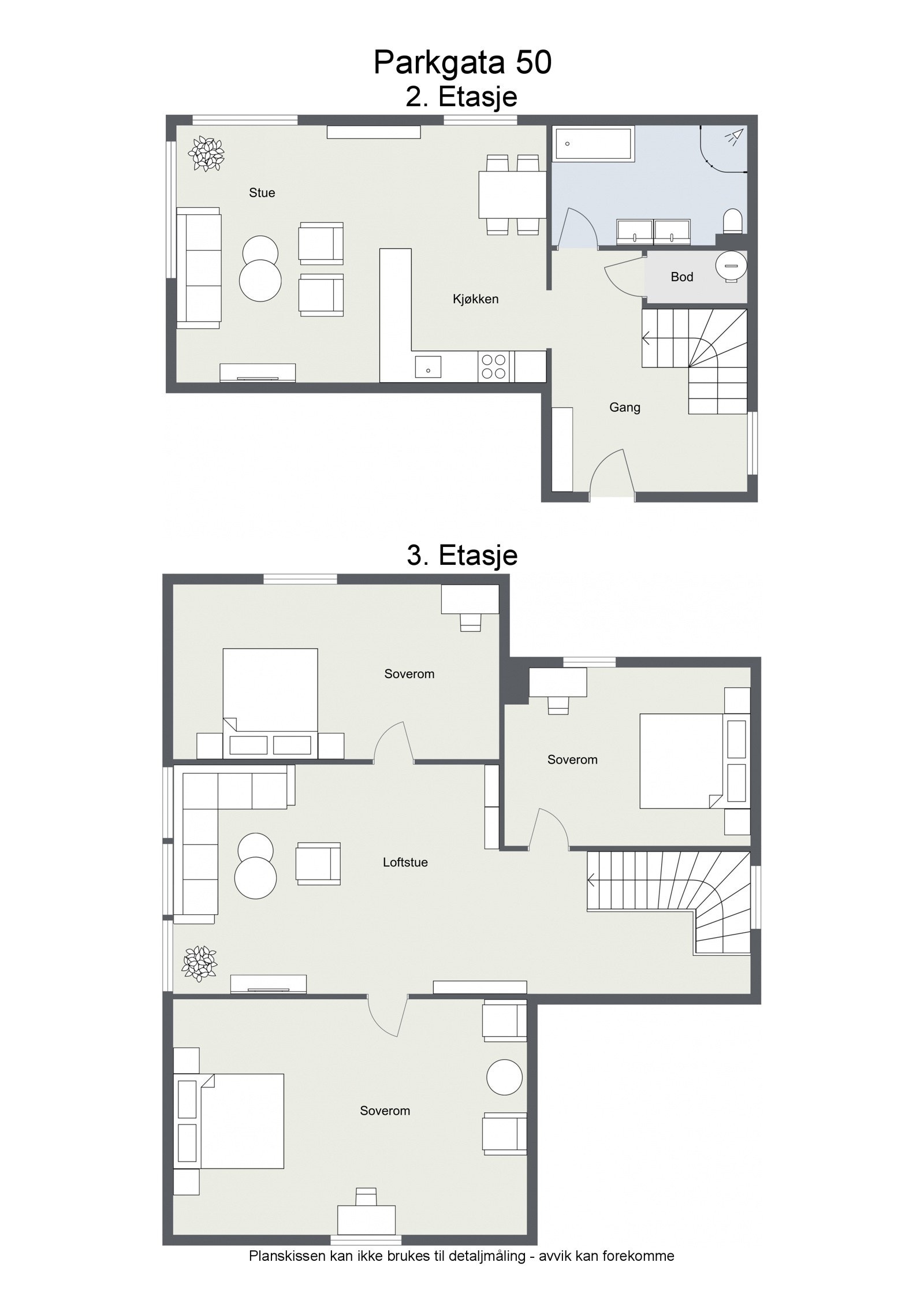 Plantegning 2D Galleribilde
