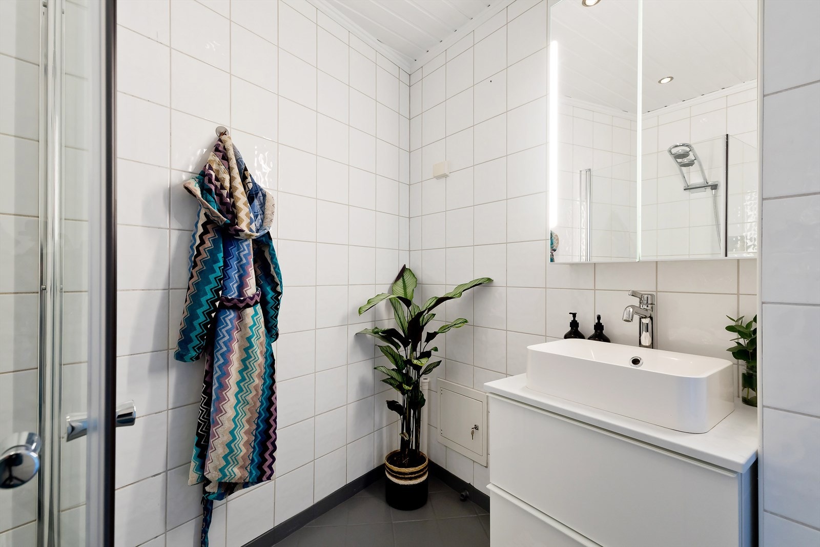 I tillegg er det opplegg for vaskemaskin. Galleribilde