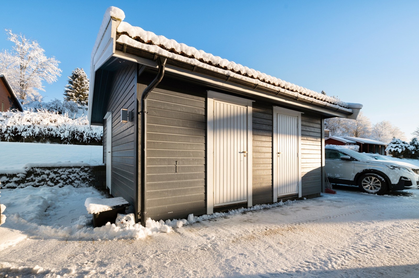 Utvendig bod for oppbevaring. Galleribilde