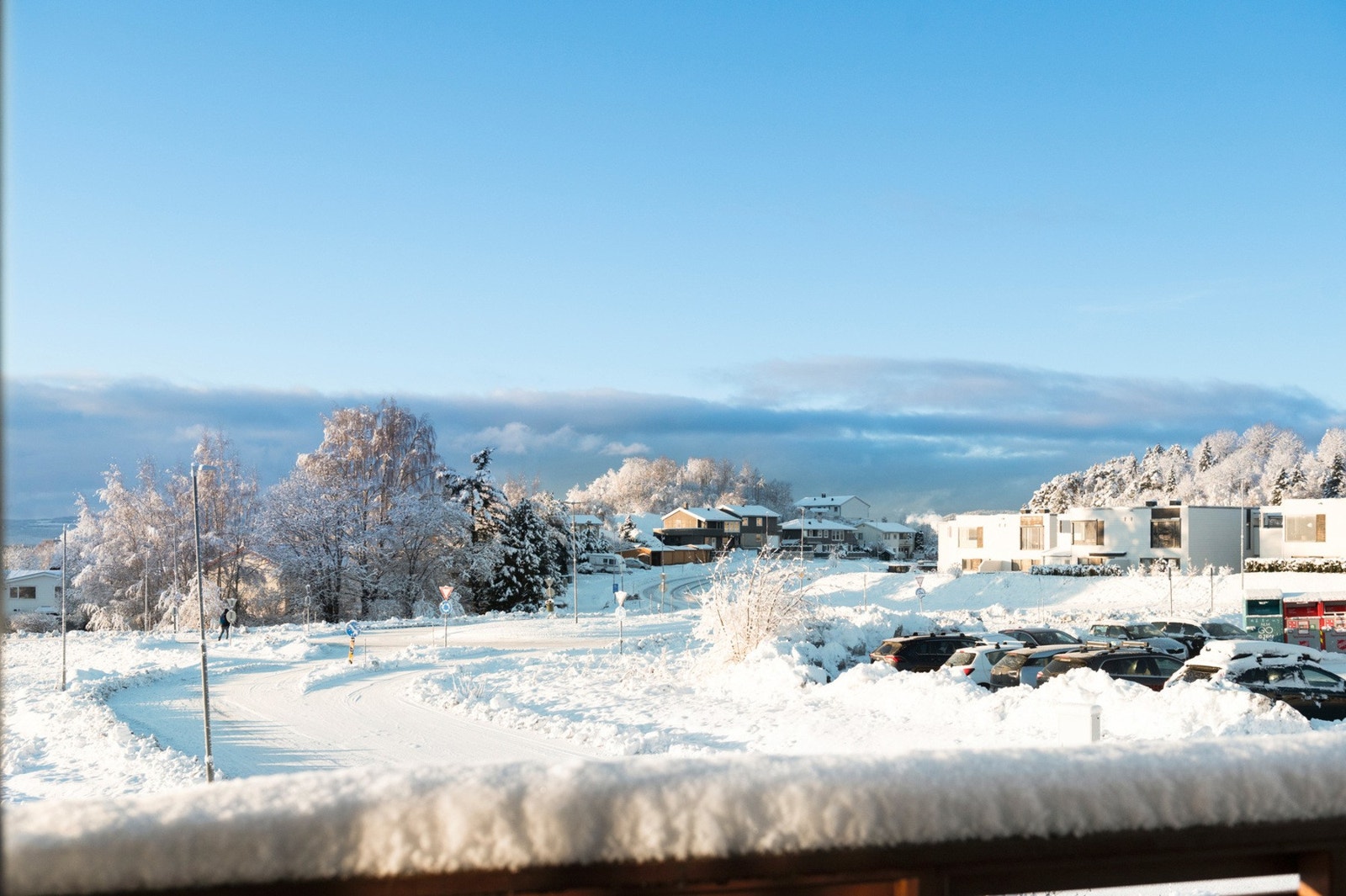 Utsikt fra balkongen. Galleribilde