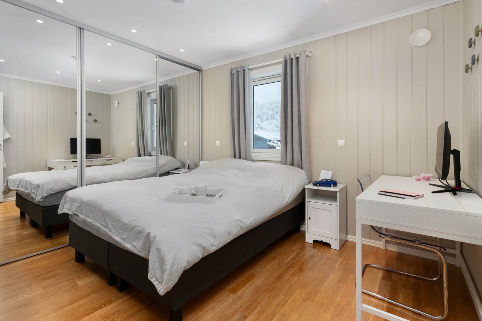 Leiligheten har 2 soverom. Galleribilde