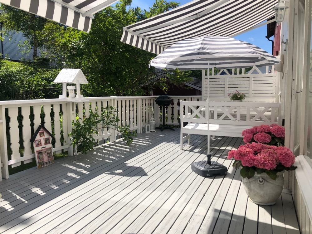 Sommerstemning på terrassen, privat bilde Galleribilde