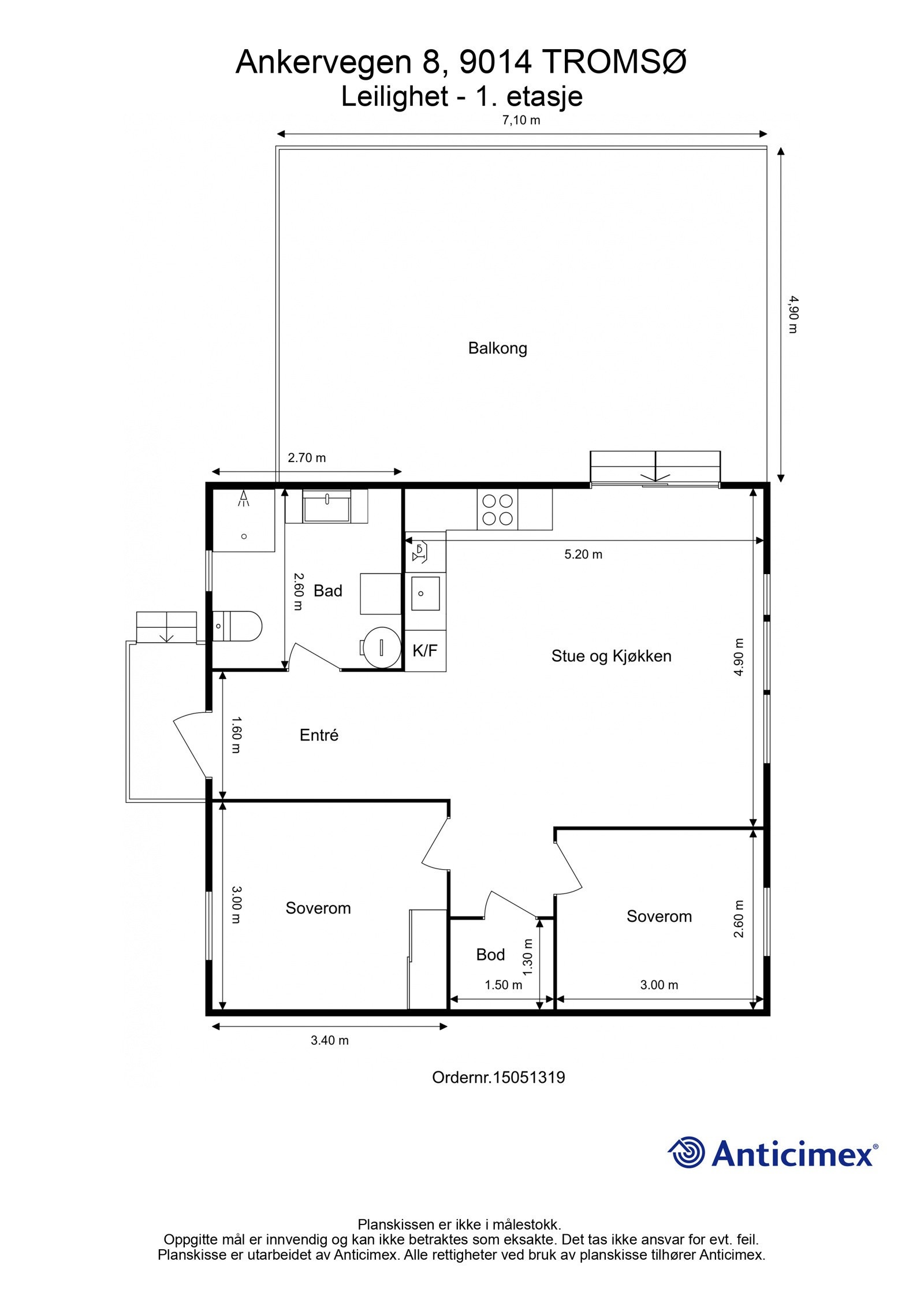 Plantegning Galleribilde