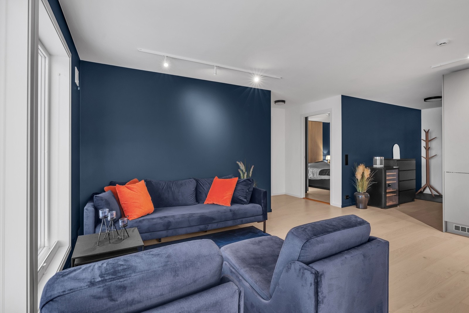 Fra stua ledes du videre til soverommene Galleribilde