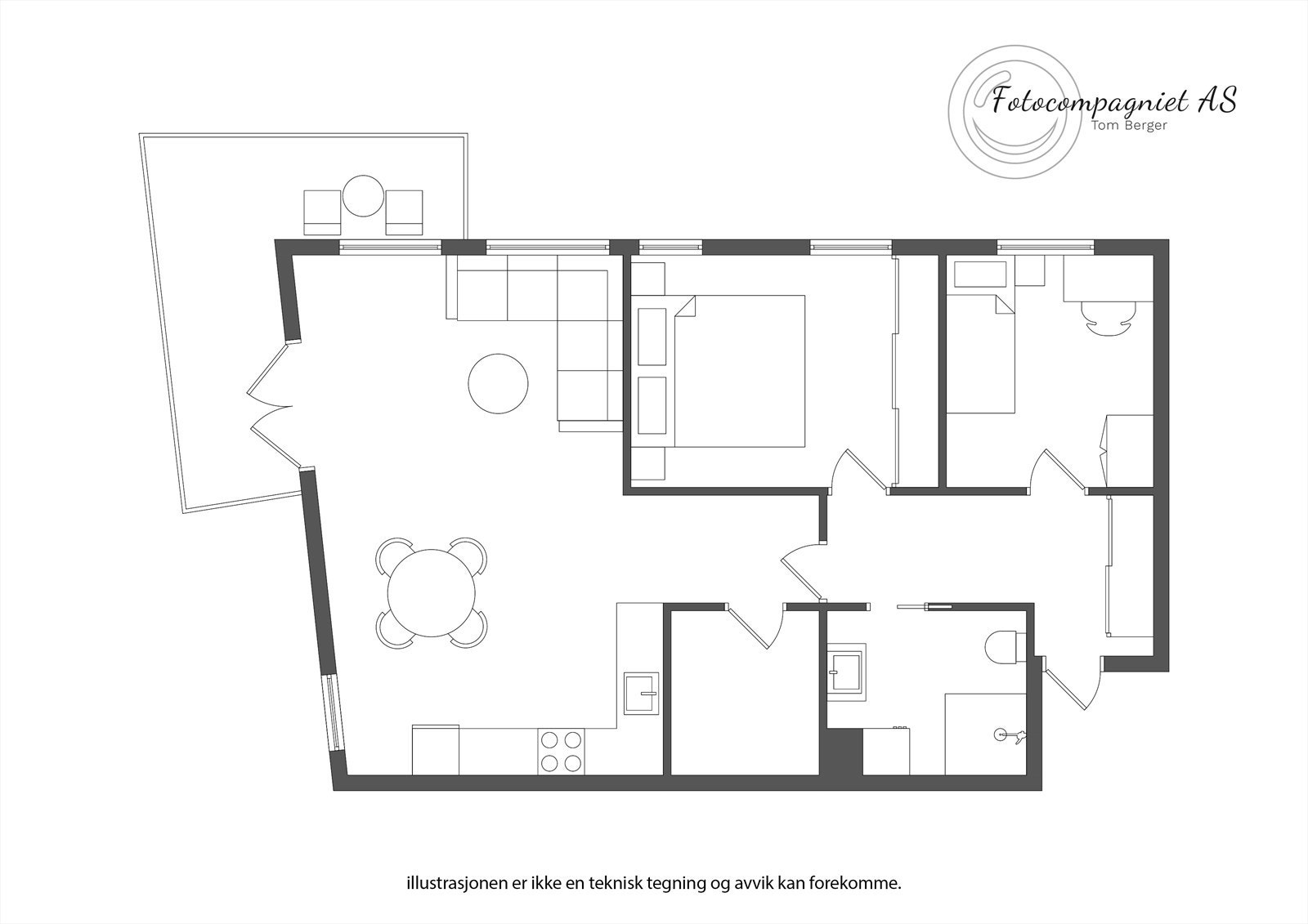 Plantegning. Galleribilde