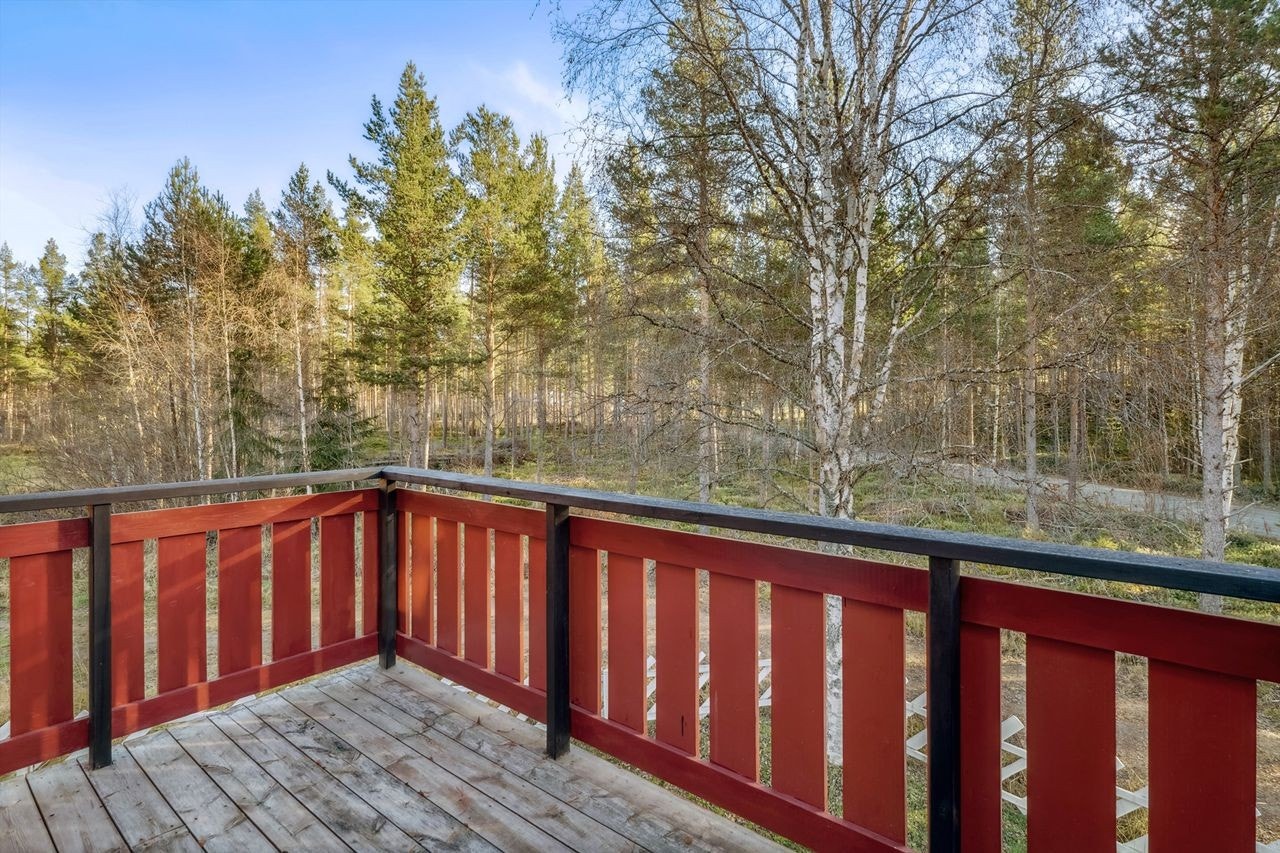Balkong i 2. etasje fra soverom Galleribilde